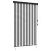 vidaXL Store enrouleur Anthracite et blanc 160 x 250 cm