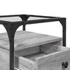 vidaXL Tables de chevet 2 pcs sonoma gris 40x40x55 cm bois ing&eacute;nierie