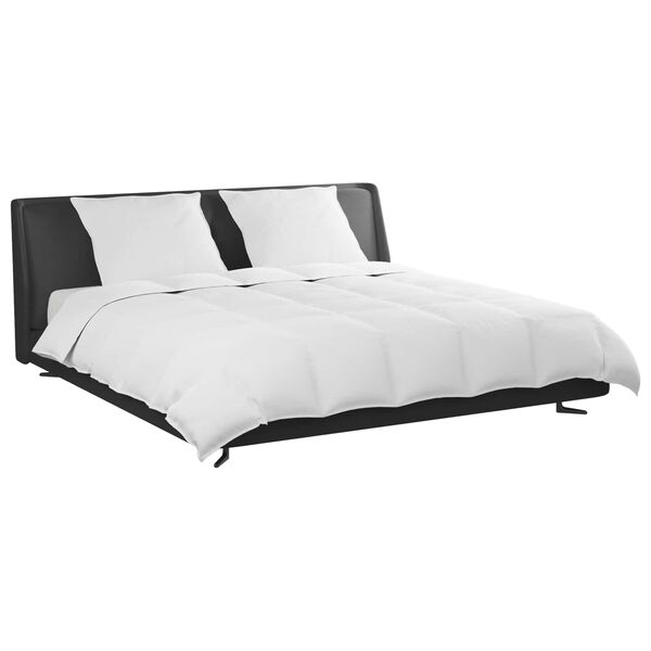 vidaXL Ensemble de Duvet avec oreiller 3 pcs Blanc Plume de canard