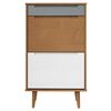 vidaXL Armoire à chaussures MOLDE Marron 59,5x35x103 cm Bois de pin