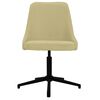 vidaXL Chaises pivotantes &agrave; manger lot de 6 vert tissu
