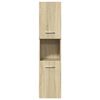 vidaXL Ensemble de meubles de salle de bain 5 pcs ch&ecirc;ne sonoma