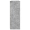 vidaXL Buffets avec lumi&egrave;res LED 3 pcs gris b&eacute;ton bois d'ing&eacute;nierie