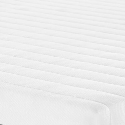 vidaXL Matelas en mousse moyennement doux 160x200 cm