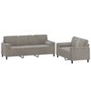 vidaXL Ensemble de canap&eacute;s 2 pcs coussins d&eacute;coratifs et coussins