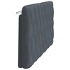 vidaXL Coussin de t&ecirc;te de lit gris fonc&eacute; 160 cm velours