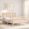 vidaXL Cadre de lit sans matelas 120x200 cm bois massif