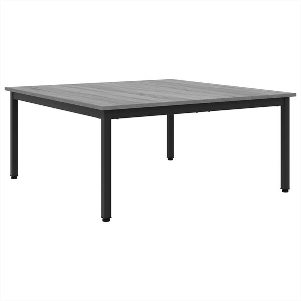 vidaXL Table basse Gris Sonoma 100 x 100 x 45 cm Bois d'ing&eacute;nierie