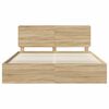 vidaXL Cadre de lit Sonoma 200 x 200 cm Bois de pin massif