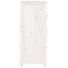 vidaXL Buffet blanc 70x35x80 cm bois massif de pin