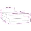 vidaXL Sommier &agrave; lattes de lit avec matelas LED vert fonc&eacute; 120x190 cm