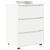 vidaXL Armoire de rangement Blanc 60 x 48 x 81 cm Bois d'ing&eacute;nierie