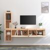 vidaXL Meubles TV 4 pcs Bois massif de pin