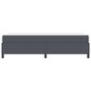 vidaXL Cadre de lit avec matelas Gris fonc&eacute; 80 x 200 cm tissu