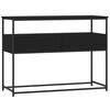 vidaXL Table console noir 100x40x75 cm bois d'ing&eacute;nierie