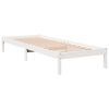 vidaXL Cadre de lit extra long sans matelas 90x220 cm bois massif pin