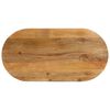 vidaXL Dessus de table 90x40x2,5 cm ovale bois massif de manguier