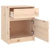 vidaXL Table de chevet 40x31x50 cm bois de pin massif