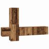vidaXL Ensemble meuble TV 5 pc Bois Ancien Bois d'ing&eacute;nierie