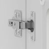 vidaXL Armoire murale de cuisine avec porte en verre Lucca blanc