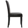 vidaXL Chaises &agrave; manger lot de 2 marron fonc&eacute; similicuir