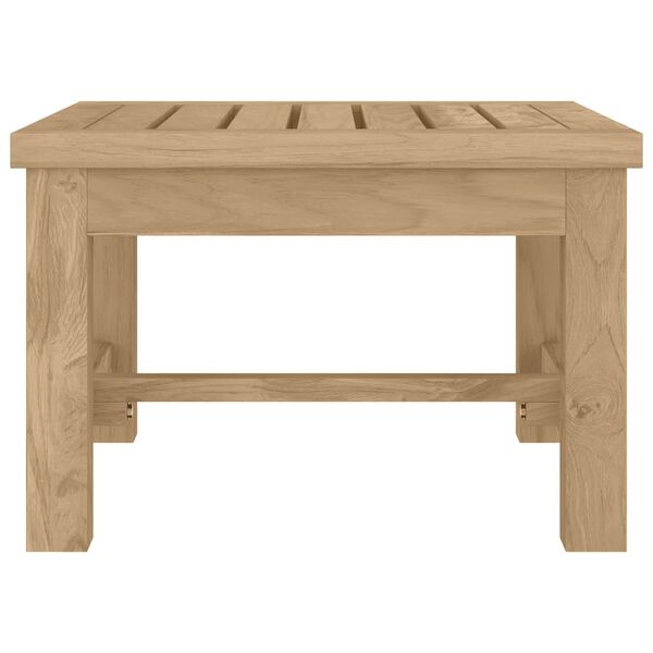 vidaXL Table basse 45x45x30 cm bois massif de teck