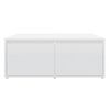 vidaXL Table basse blanc brillant 80x80x31 cm bois d'ingénierie