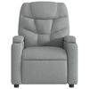 vidaXL Fauteuil inclinable Gris clair Tissu