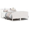 vidaXL Cadre de lit sans matelas blanc 120x200 cm bois de pin massif