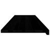 vidaXL Appuis de fen&ecirc;tre 2 pcs marron fonc&eacute; bois de ch&ecirc;ne massif