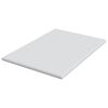 vidaXL Surmatelas Blanc 140 x 200 cm Tissu Jacquard