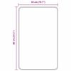 vidaXL Tapis de bain antid&eacute;rapant Bleu 50 x 80 cm PP