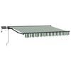 vidaXL Cadre de store manuel avec LEDs 3,5 x 2,5 m