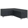 vidaXL Housse pour meubles Noir 260 x 210 x 80 cm Tissu Oxford 210D