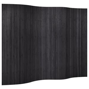 vidaXL Cloison de s&eacute;paration bambou gris largeur 250 cm hauteur 165 cm