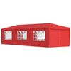 vidaXL Tente de f&ecirc;te 900 x 300 x 255 cm Rouge PE et acier