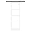 vidaXL Porte coulissante ORKDAL Blanc 78 x 232 cm