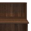 vidaXL Bureau de r&eacute;ception ch&ecirc;ne brun 100x50x103,5cm bois d'ing&eacute;nierie