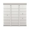 Decosol Store horizontal Bois 50 mm 120x180 cm Blanc