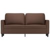 vidaXL Canap&eacute; &agrave; 2 places Marron 140 cm Similicuir