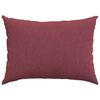 vidaXL Coussins de canap&eacute; 2 pcs Bordeaux 70 x 50 cm tissu