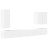 vidaXL Ensemble de meuble TV mural 6 pc Blanc