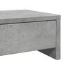 vidaXL Support de moniteur avec tiroirs gris b&eacute;ton bois d'ing&eacute;nierie