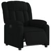 vidaXL Fauteuil inclinable &eacute;lectrique Noir Tissu