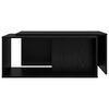 vidaXL Ensemble de tables basses 2 pcs Ch&ecirc;ne noir Bois d'ing&eacute;nierie