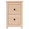 vidaXL Table de chevet 40x35x61,5 cm Bois de pin massif