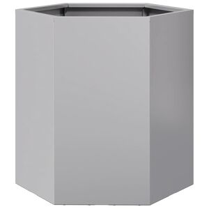 vidaXL Jardini&egrave;re hexagone 46x40x45 cm acier galvanis&eacute;