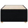 vidaXL Cadre de lit sans matelas noir 100x200 cm tissu