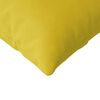 vidaXL Coussins de canap&eacute; 2 pcs Jaune 200 x 40 cm