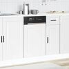 vidaXL Panneau de lave-vaisselle Porto blanc 45x1,5x67 cm